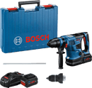 Bosch GBH 18V-34 CF Accu boorhamer C&G in Koffer met 2x 8,0Ah accu's - 0611914002