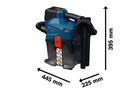 Bosch GAS18V-6LS Accu Stofzuiger - 06019K2100
